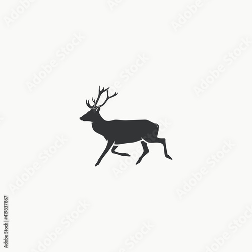Deer icon graphic design vector illustration © Dede