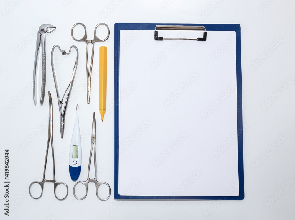 Happy smiling little boy in doctor uniform with medical tools Happy smiling little boy in doctor uniform with medical tools