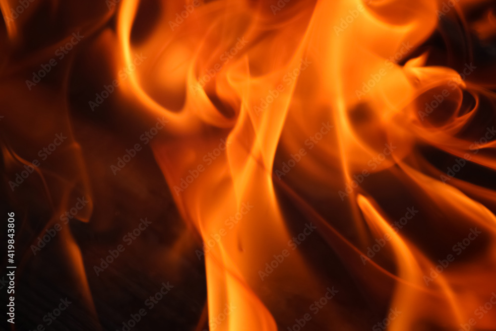 wood background is burning with fire wood background is burning with fire