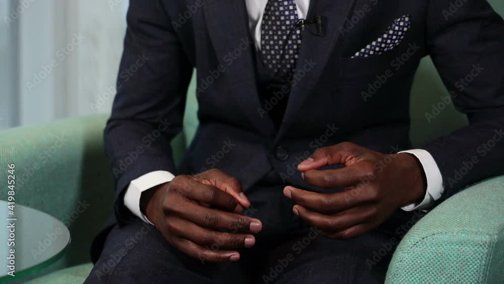 hands of a black man during an interview hands of a black man during an interview