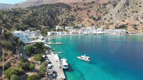Loutro Village in Chania Crete Greece
