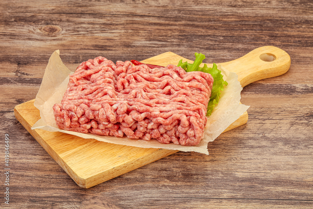 Minced meat - pork and beef Minced meat - pork and beef