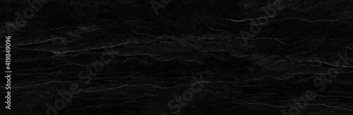 Panel kuchenny z motywem Black lined marble stone texture background.