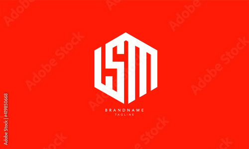 Alphabet letters Initials Monogram logo LSM, LS, SM