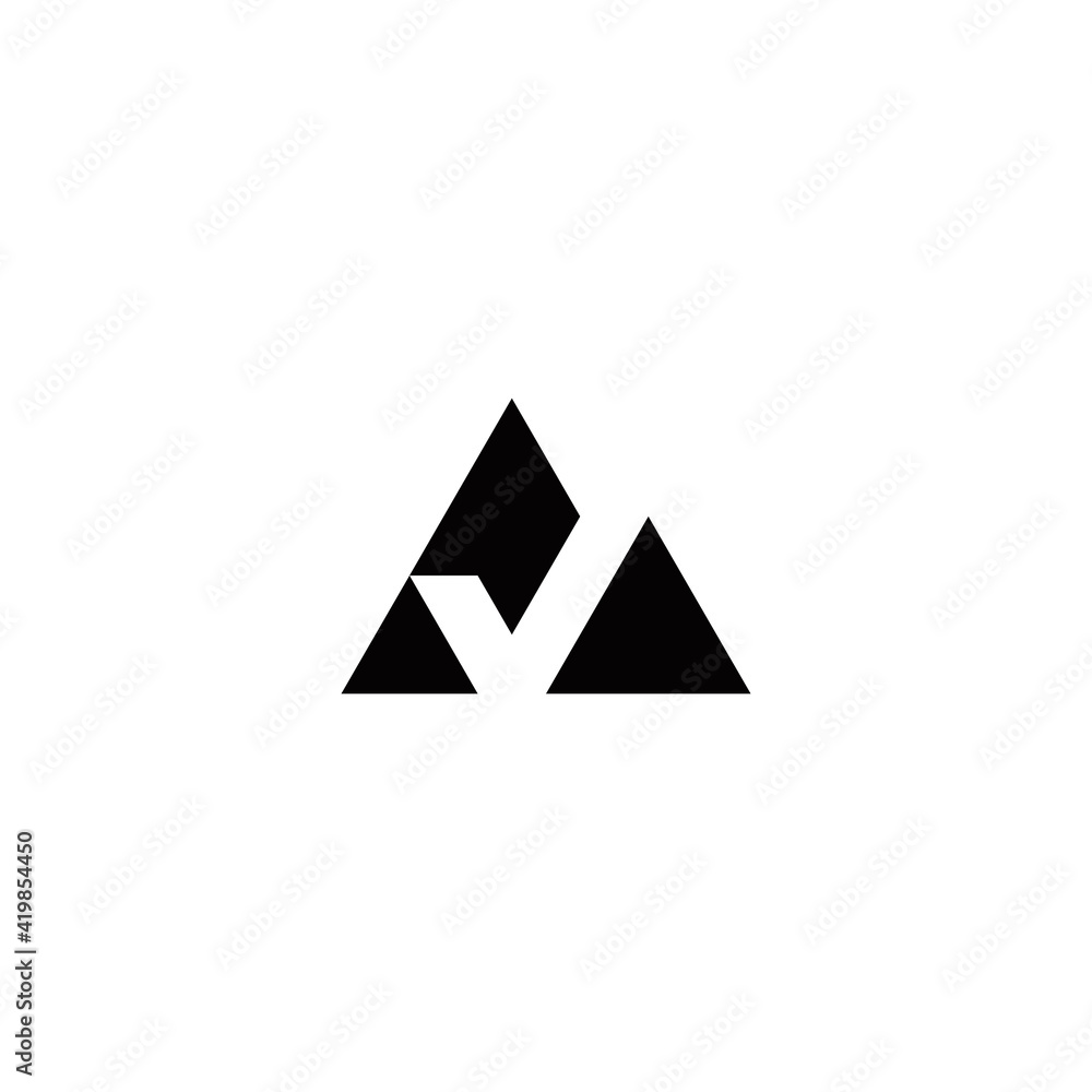 mountain and check logo design vector template mountain and check logo design vector template
