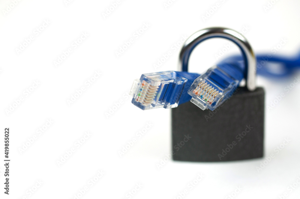 wire for the Internet is locked in a lock, the concept of open access to the Internet wire for the Internet is locked in a lock, the concept of open access to the Internet