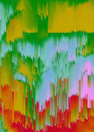 Graphical Abstract Glitch Painting Art Background Texture,Abstract Colorful Geometrical Artwork Poster,Modern Conceptual Art,Synthwave Aesthetic Vaporwave Poster Print,3D Rendering,
3D Illustration