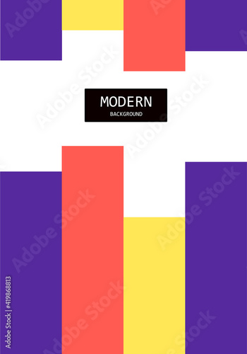 Background Vector multiple colour. Vector abstract background texture design, bright poster, banner purple background, yellow and orange stripes and shapes.