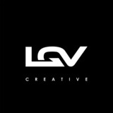 LQV Letter Initial Logo Design Template Vector Illustration