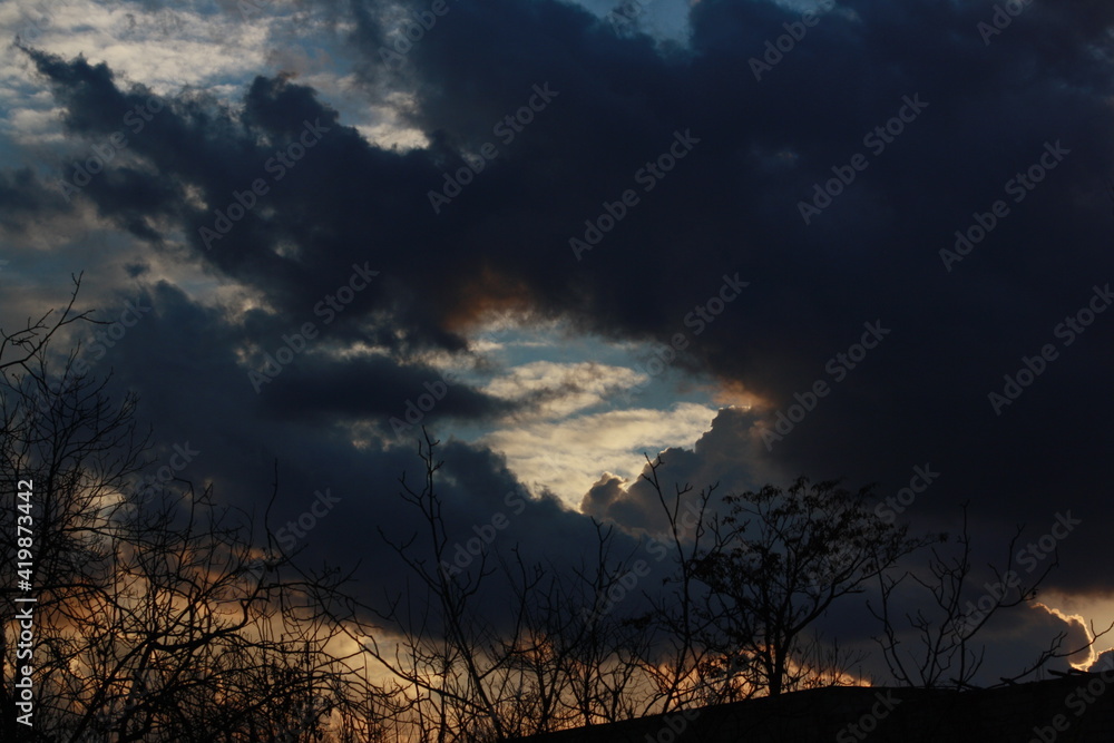 sunset in the sky sunset in the sky