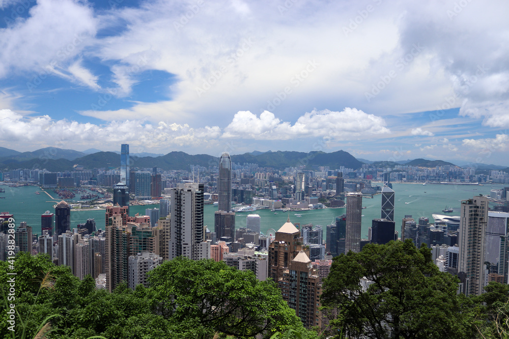 Fototapeta premium Hong Kong in Summer