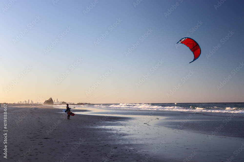 kite on the beach