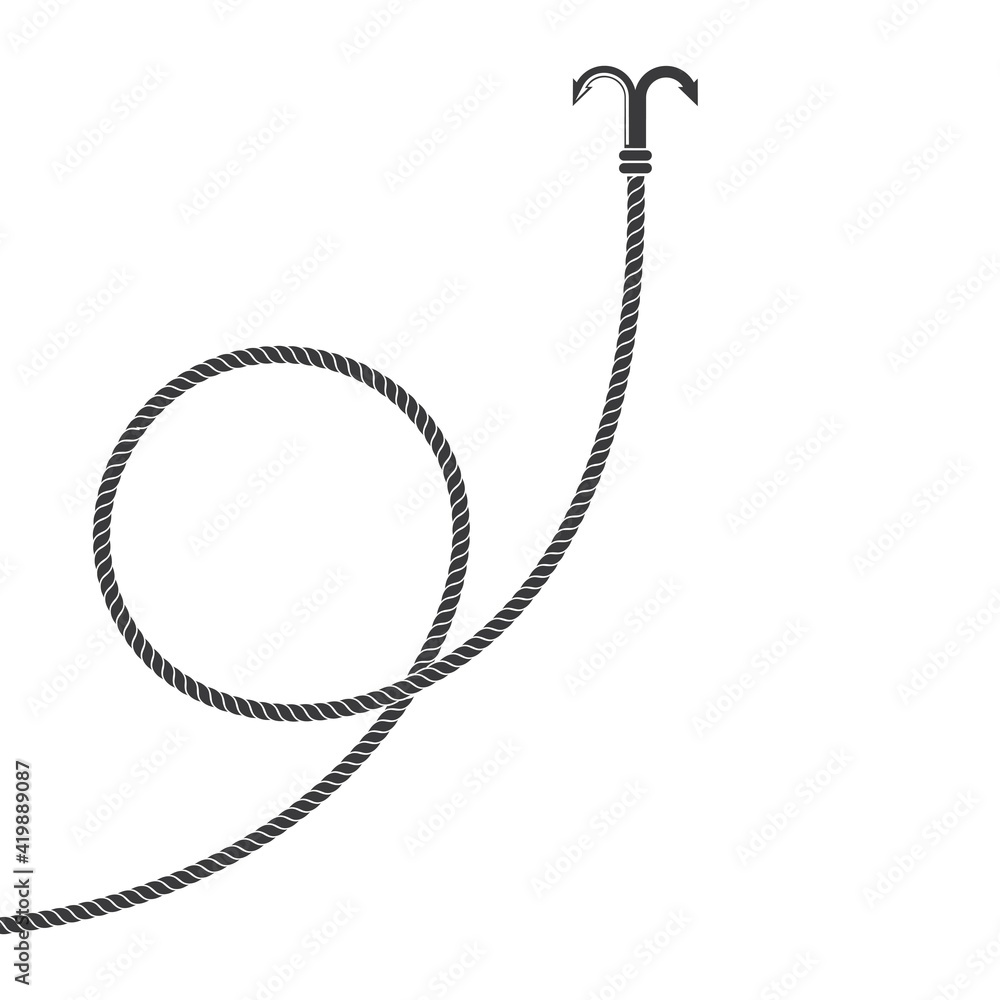 grappling hook icon vector illustration design template grappling hook icon vector illustration design template