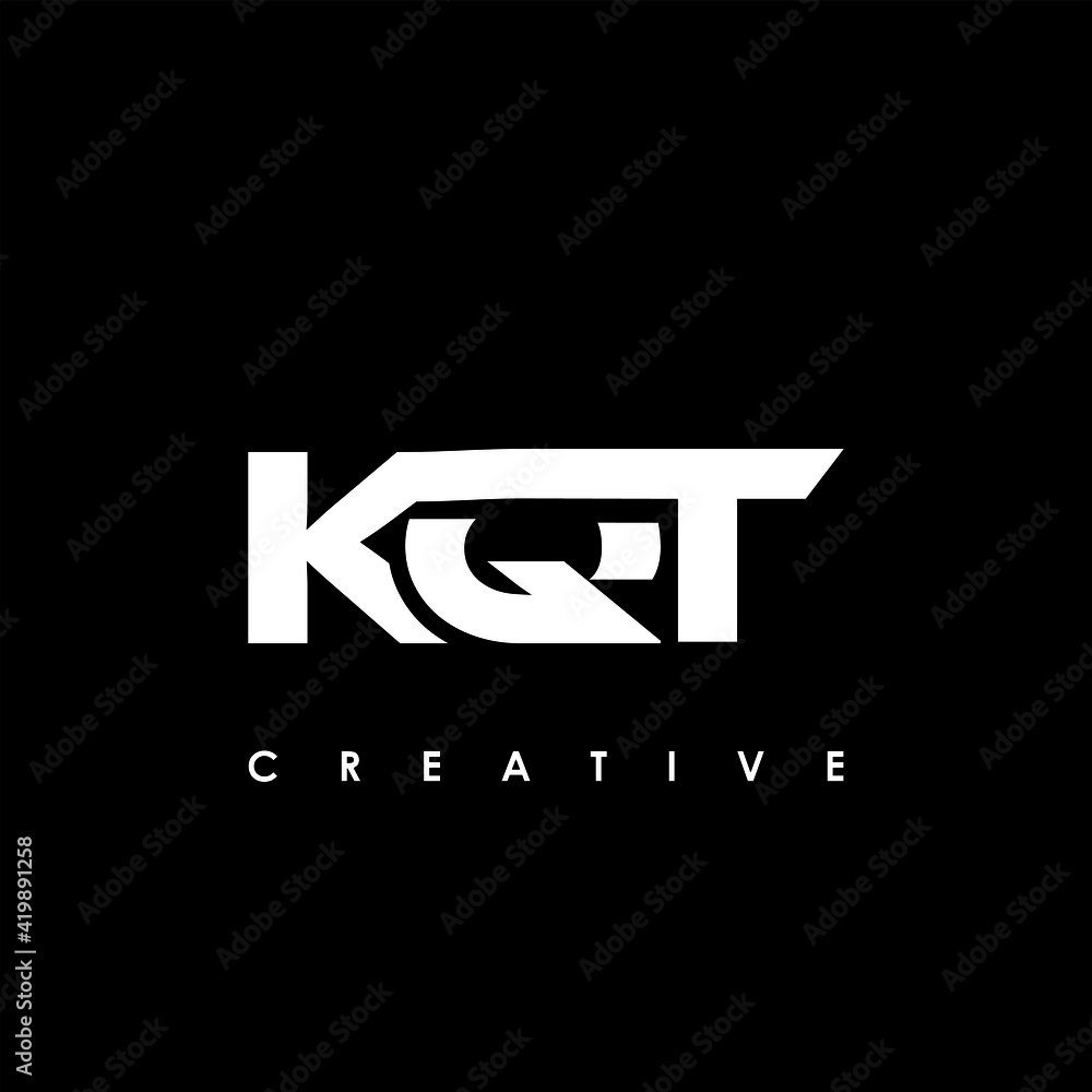 KQT Letter Initial Logo Design Template Vector Illustration KQT Letter Initial Logo Design Template Vector Illustration