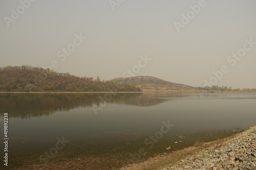 murugama dam reservoir at purulia, west bengal, india