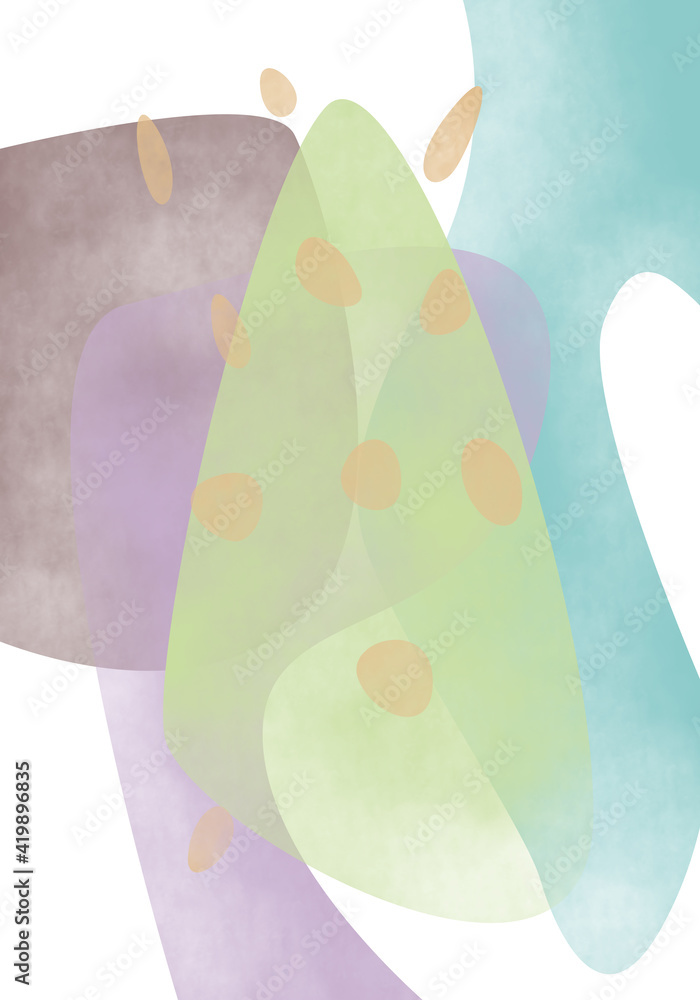 Naklejka premium Abstract modern print 70x100 cm