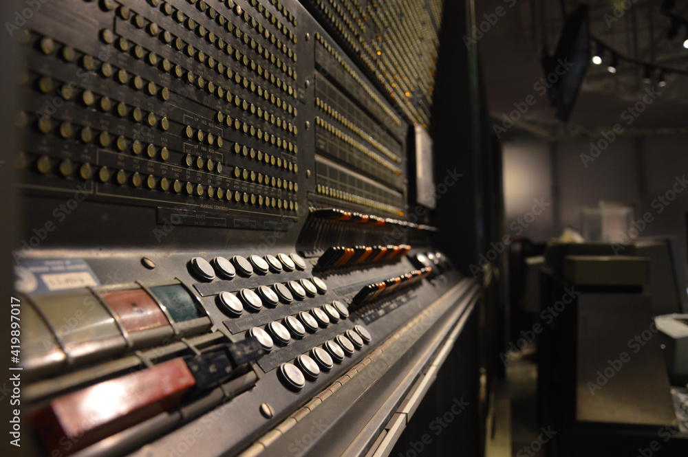 Enigma Machine close up shot Enigma Machine close up shot