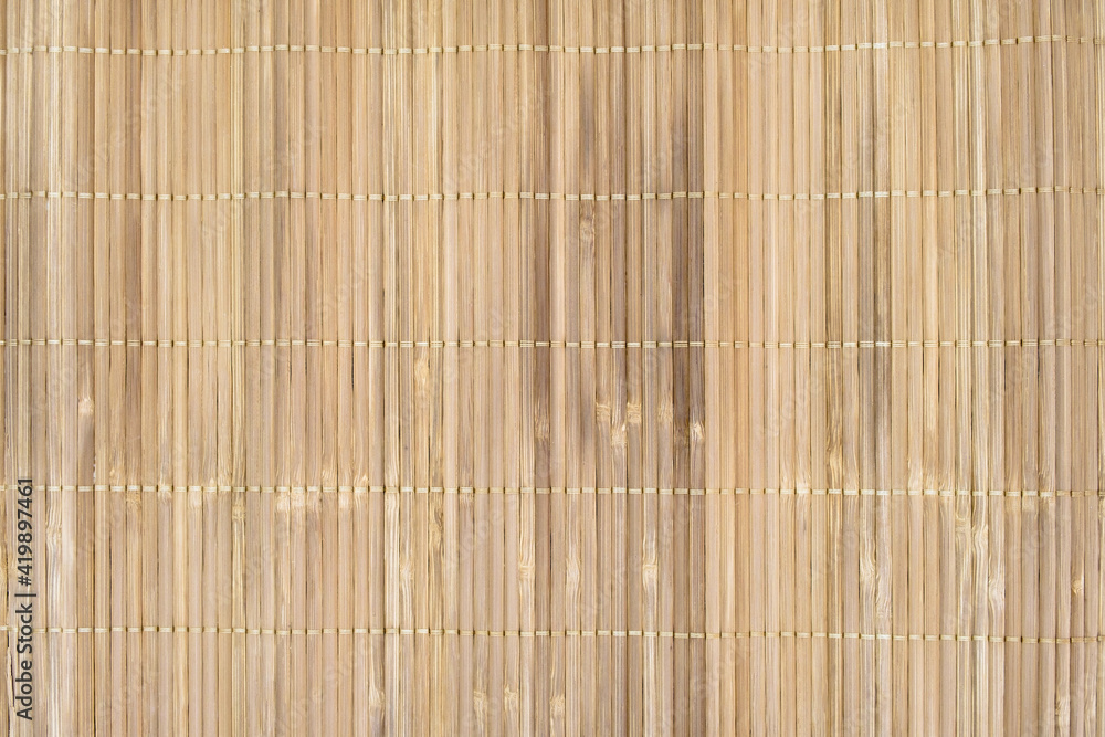 Very large seamless texture of bamboo mat Stock Photo