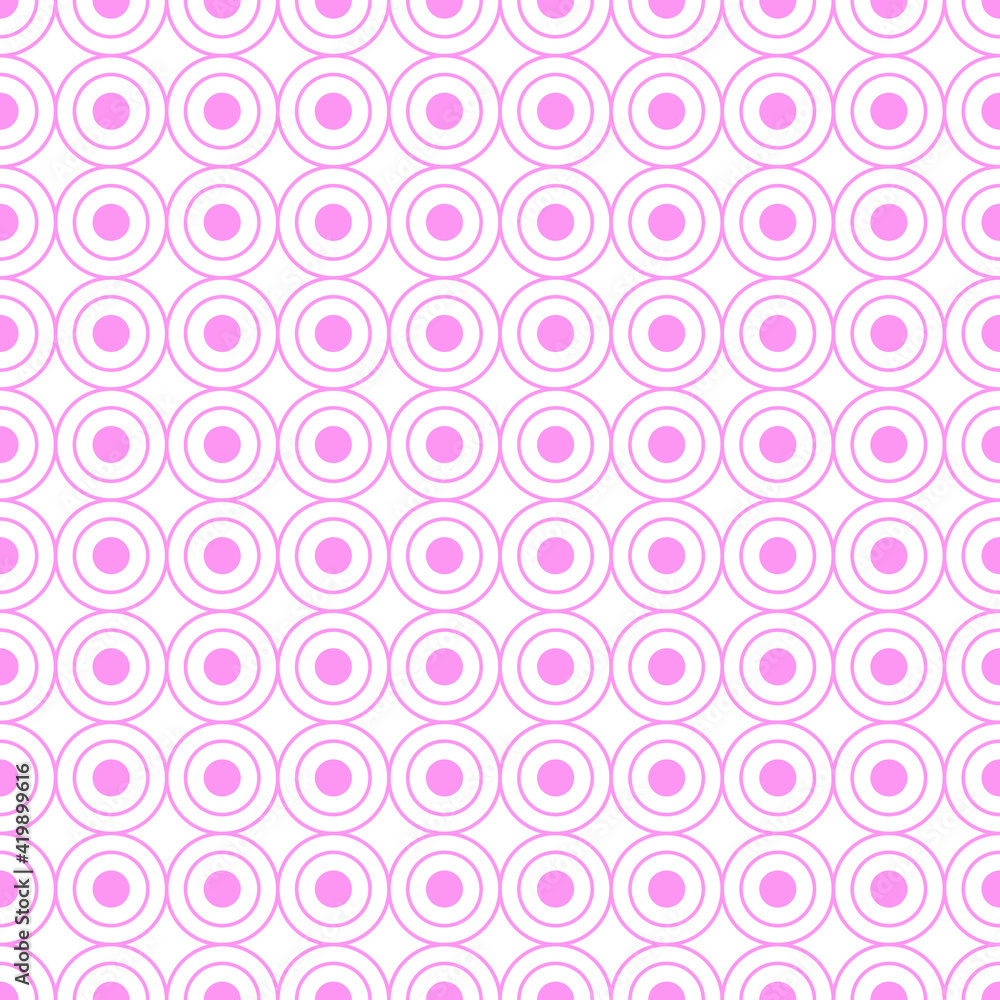 Abstract Seamless Pattern Pink Doodle Geometric Figures Background Vector Abstract Seamless Pattern Pink Doodle Geometric Figures Background Vector