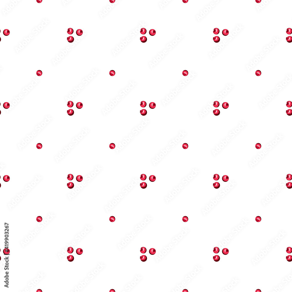 collection of red cranberry patterns. berry pattern