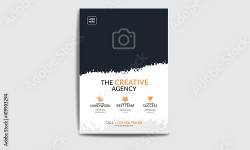 creative and simple corporate flyer design template