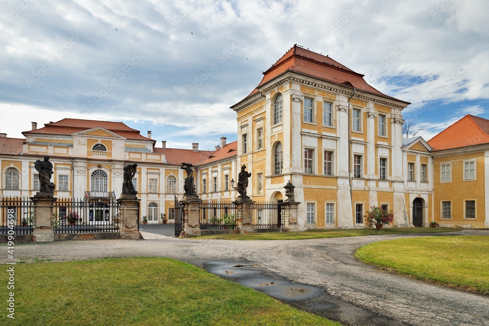 Duchcov castle, Duchcov, West Bohemia, Czech republic,  18. 8. 2020