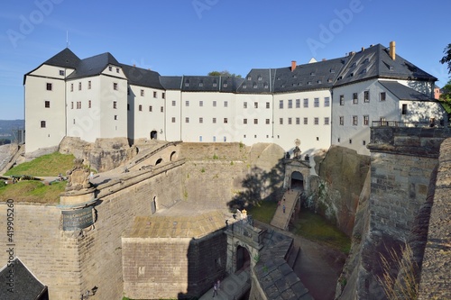 Königstein fortress - main entrance, Saxony, Germany, 21. 8. 2020