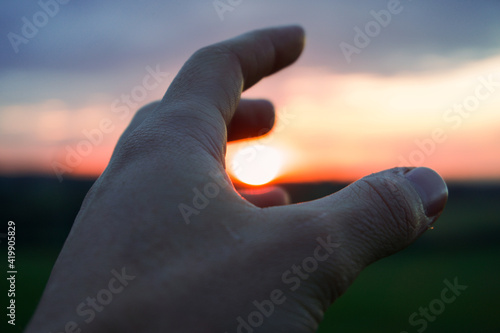 Reaching for sunset
