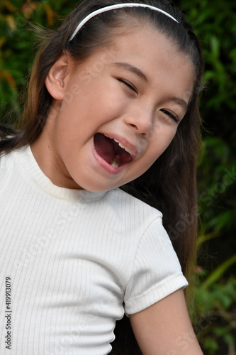 A Young Girl And Excitement © dtiberio