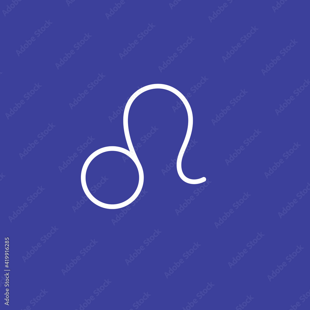 Bike line icon. Simple style bike sport festival poster symbol. Logo design element Bike line icon. Simple style bike sport festival poster symbol. Logo design element