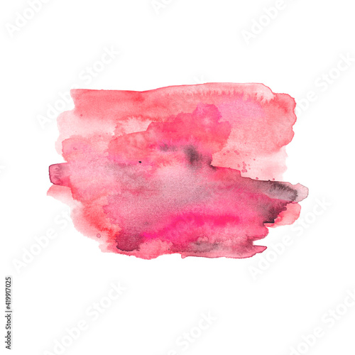 Abstract hand drawn watercolor background, raster illustration
