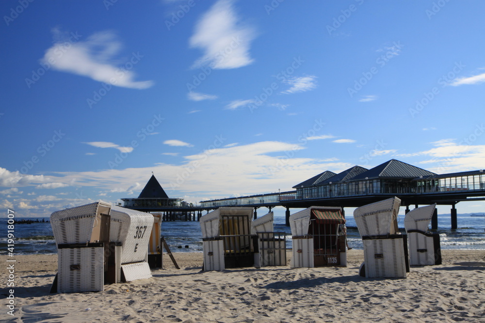 Naklejka premium Seebad Heringsdorf