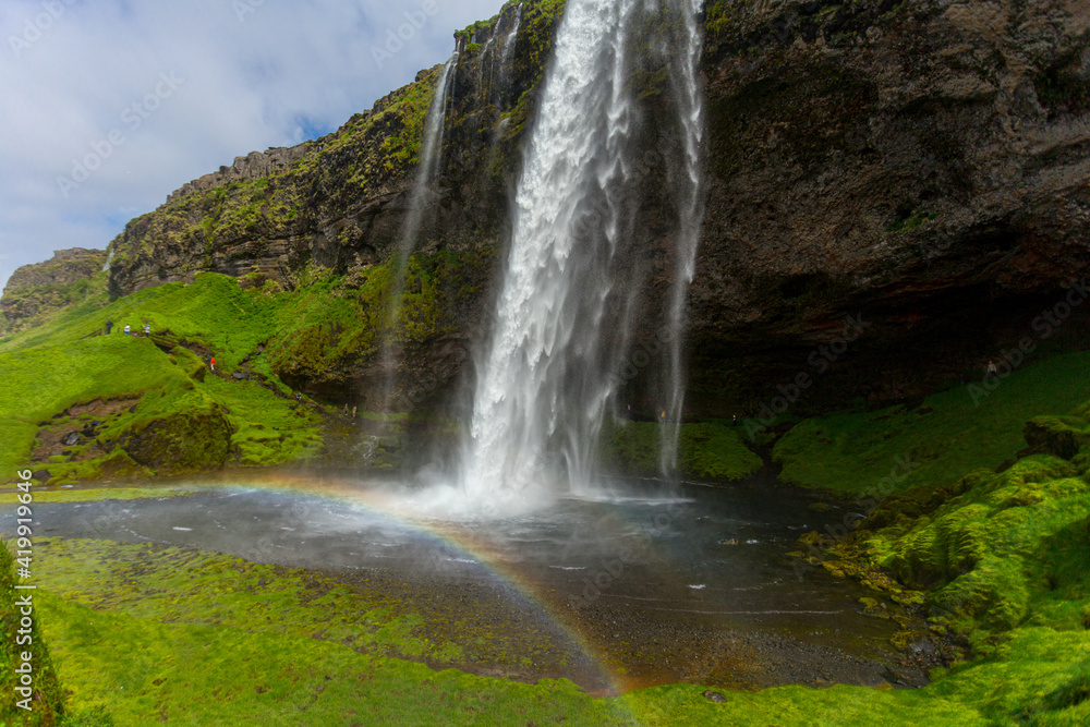 Obraz premium Seljalandsfoss waterfall in southern Iceland