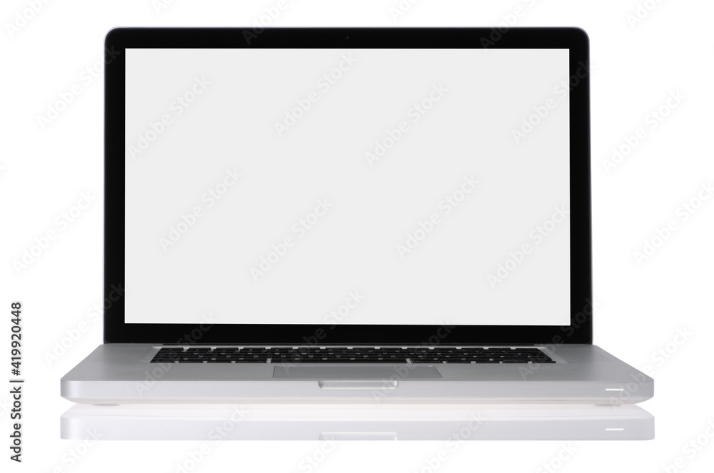 Laptop, Isolated On White Laptop, Isolated On White