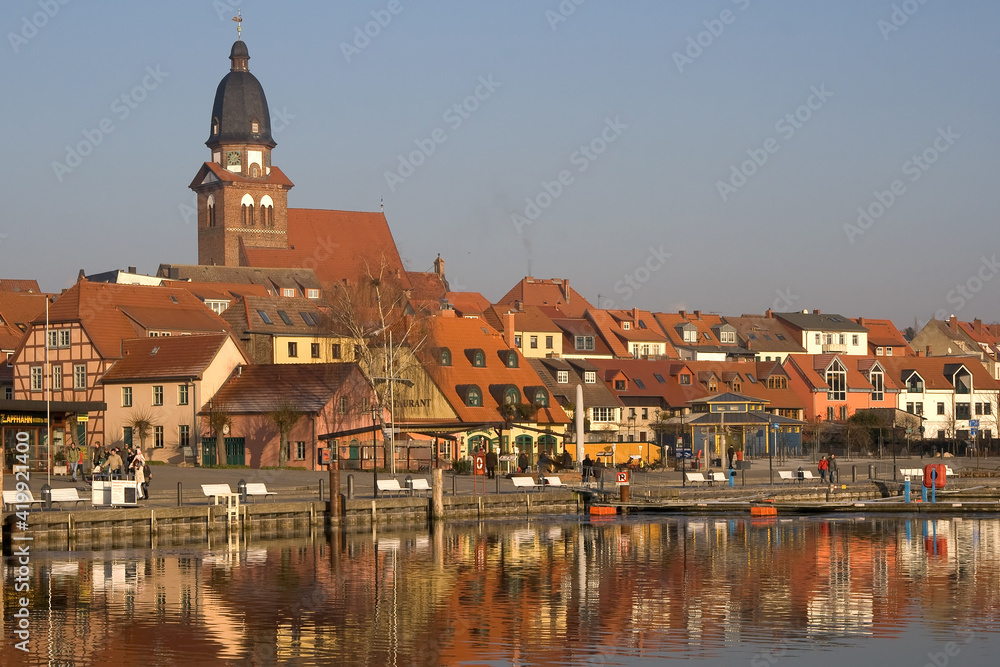 Waren, Small Town On The Müritz, Germany Europe