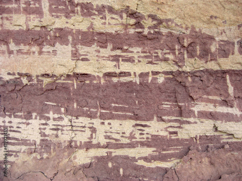 Stone layer in Sinai, Egypt