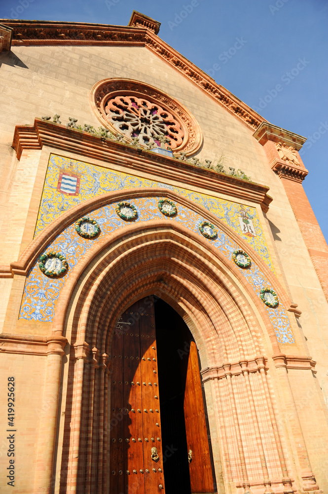 Iglesia de San Fernando en Villanueva del Río y Minas, provincia de Sevilla, España