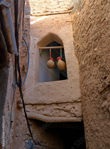 Jars For Cooling Water, Village Of Misfah Al Ibriyeen, Sultanat Of Oman photo