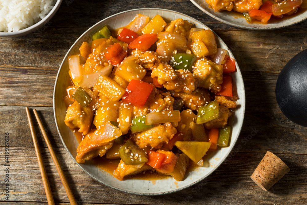 Homemade Chinese Sweet and Sour Chicken Homemade Chinese Sweet and Sour Chicken