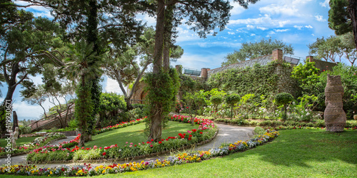 Tableau sur toile Beautiful view over the Garden of Augustus