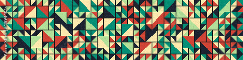 Abstract Geometric Pattern generative computational art illustration