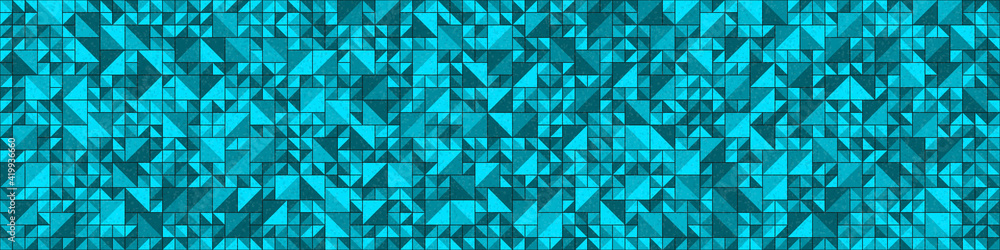 Fototapeta premium Abstract Geometric Pattern generative computational art illustration