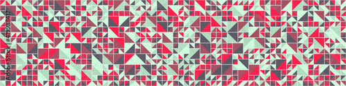 Abstract Geometric Pattern generative computational art illustration
