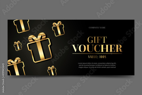 Gift voucher template