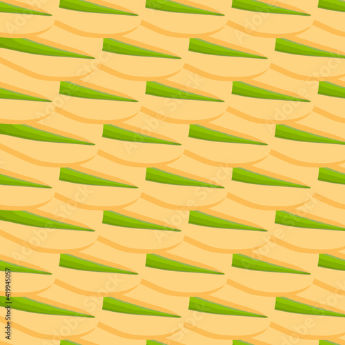 Illustration on theme big pattern identical types pistachio