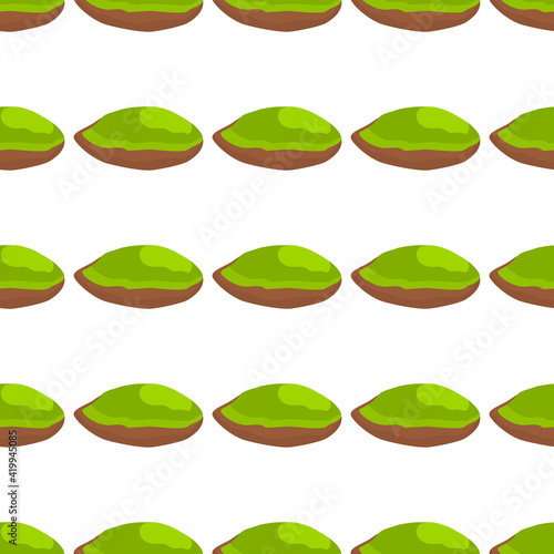 Illustration on theme big pattern identical types pistachio