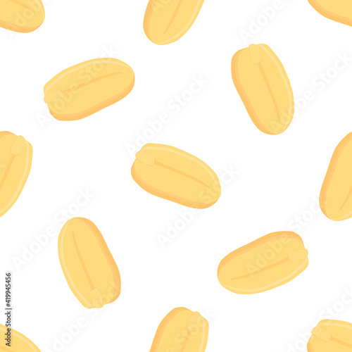 Illustration on theme big pattern identical types peanut