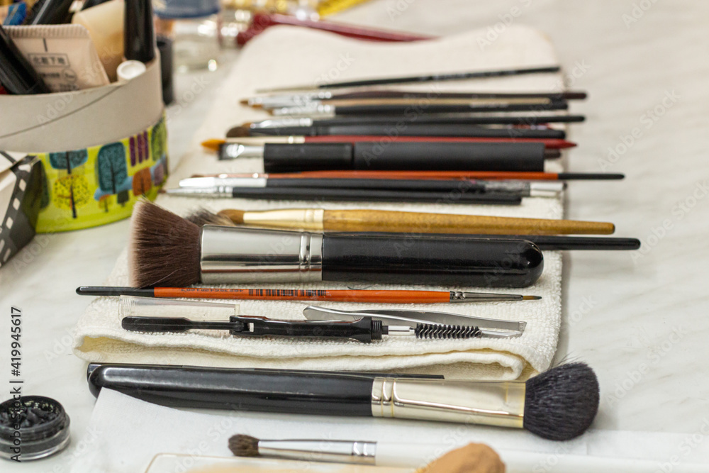 Fototapeta premium make up brushes