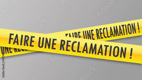 Logo faire une réclamation.