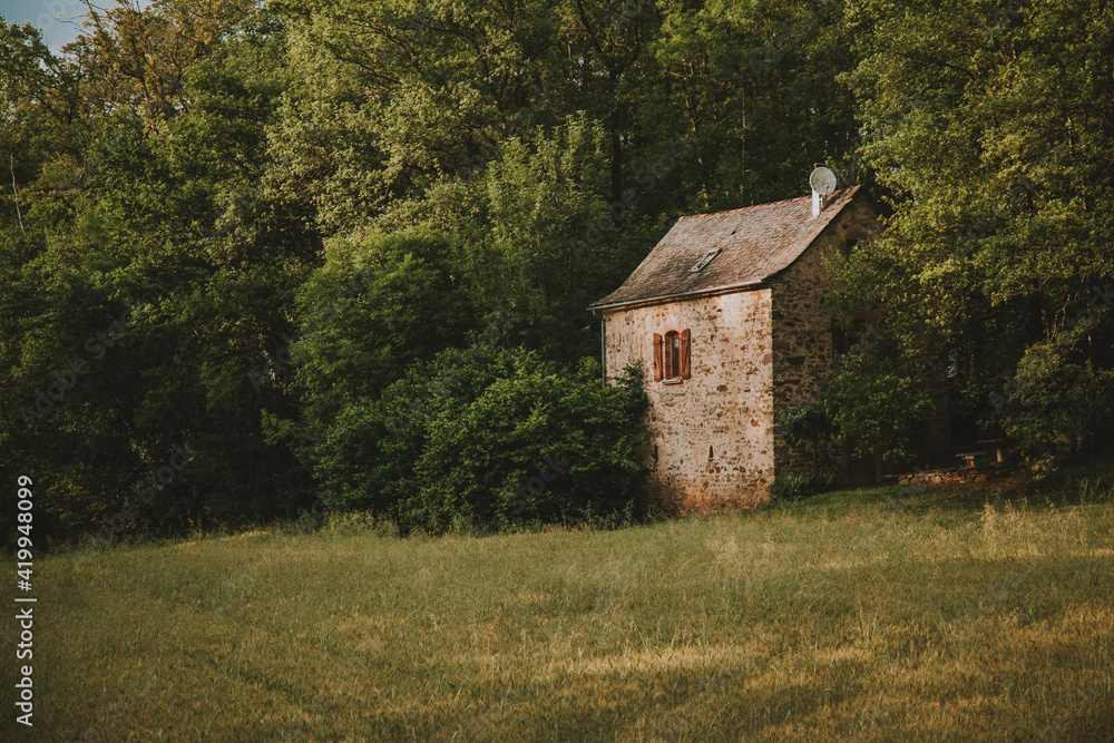 old house in the woods
